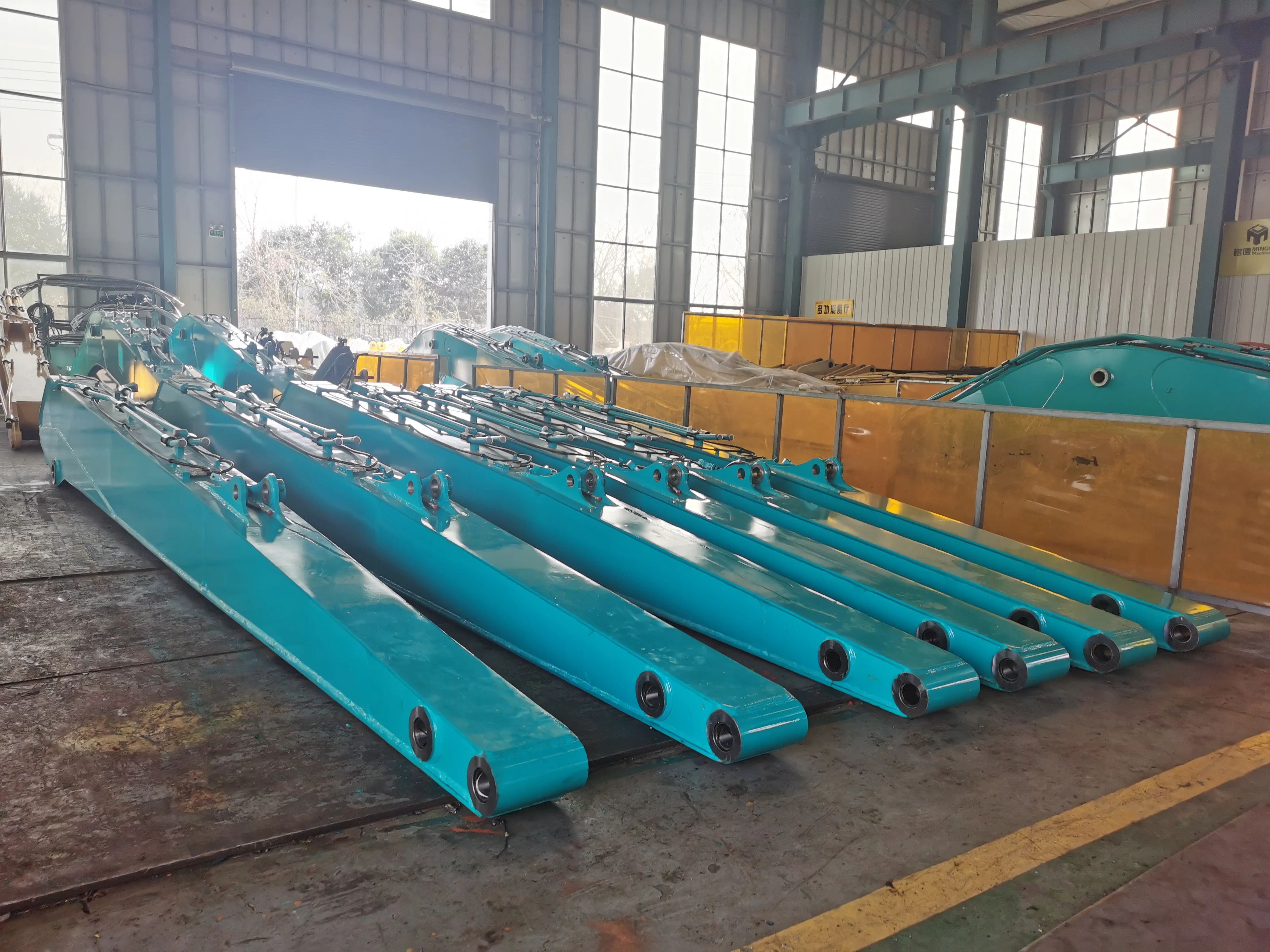 MONDE New Excavator Extension Long Reach Boom and Arm Long Boom 15m 16m 18m 20m 22m for R934