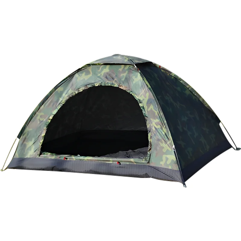 Wholesale tent outdoor camouflage camping waterproof sunshade portable foldable tent custom size hiking tent