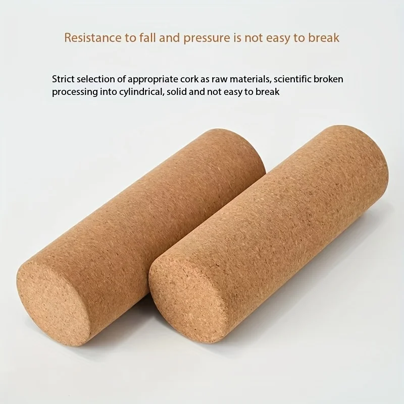 Factory Wholesale Can Be Customized Size Pattern Density Natural Cork Body Massage Roller Cork Massage Ball Set