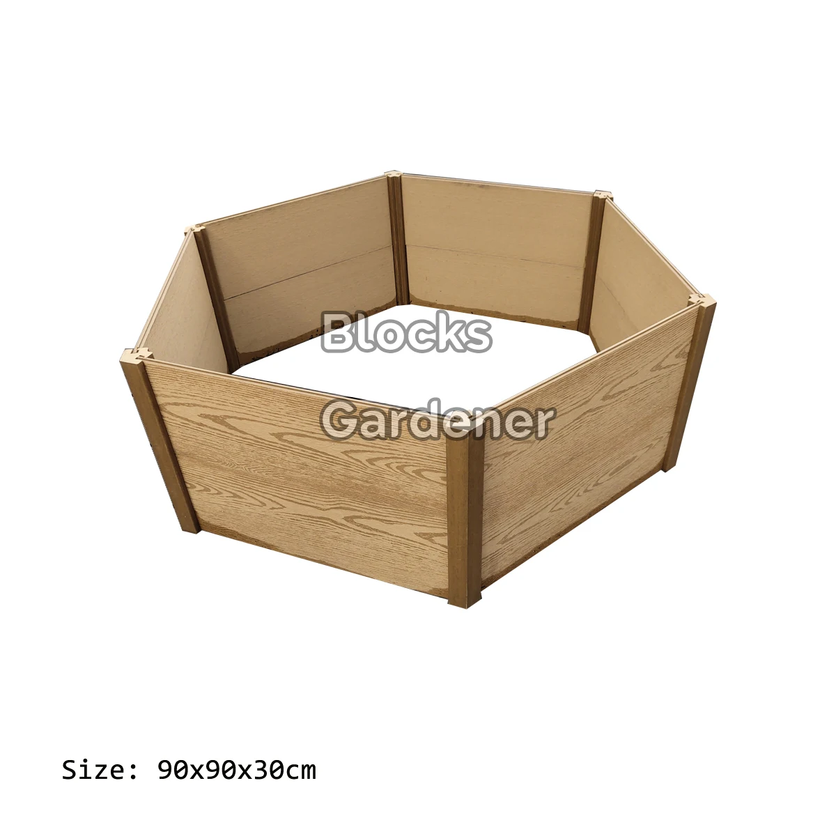 Wood plastic composite wholesale raised bed vegetable flower garden