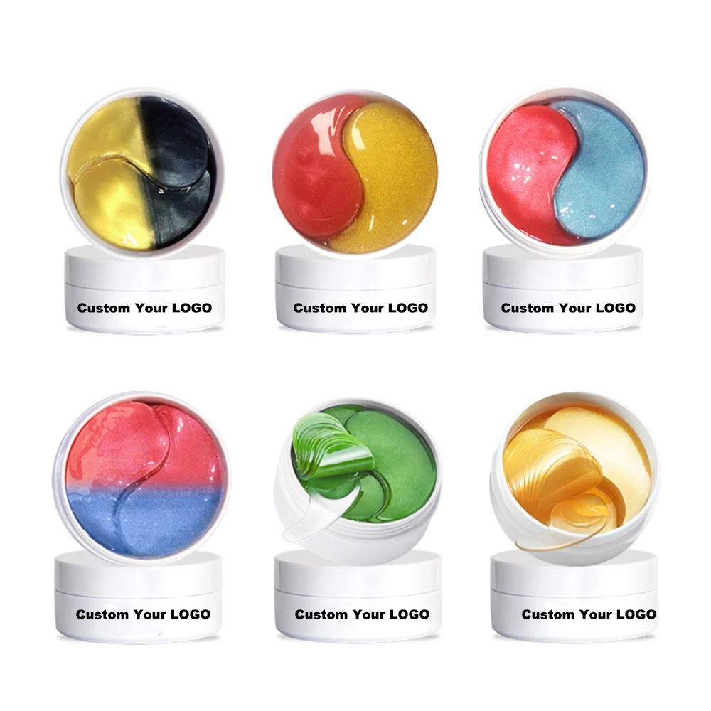 OEM Anti -Wrinkle Hydrogel Under Eye Patches Whitening 24K Gold Gel Eye Mask