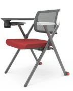 10027 Wholesale cheap training room meeting training chair with writing pad fold meeting training chairs