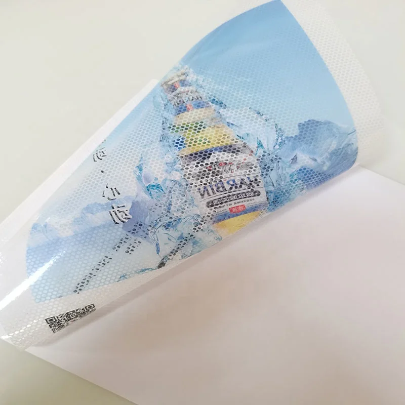 Transparent Inkjet Printer Media Privacy Wrap Roll Two-Way Vision Print for Poster Materials