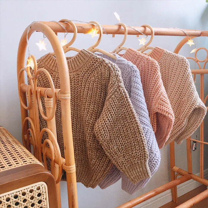 
 Winter Kids Boutique Clothing Icing Thick Sweaters Baby Girl Boy Pullover Children Long Sleeves Jumper Warm Sweater  