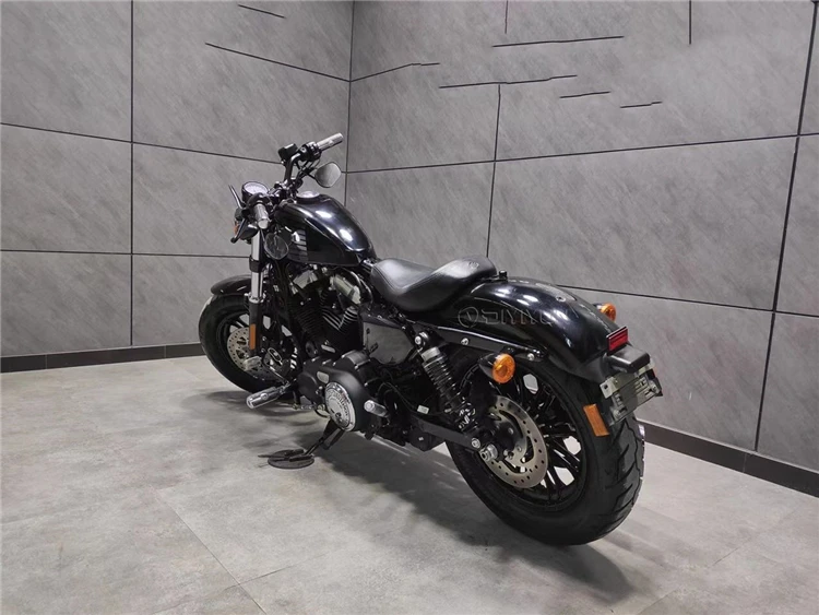 Motorcycle Black PU Leather Driver Front Rear Passenger Seat  For Harley 48 1200 883 2016-2020 XL883 2017 2018