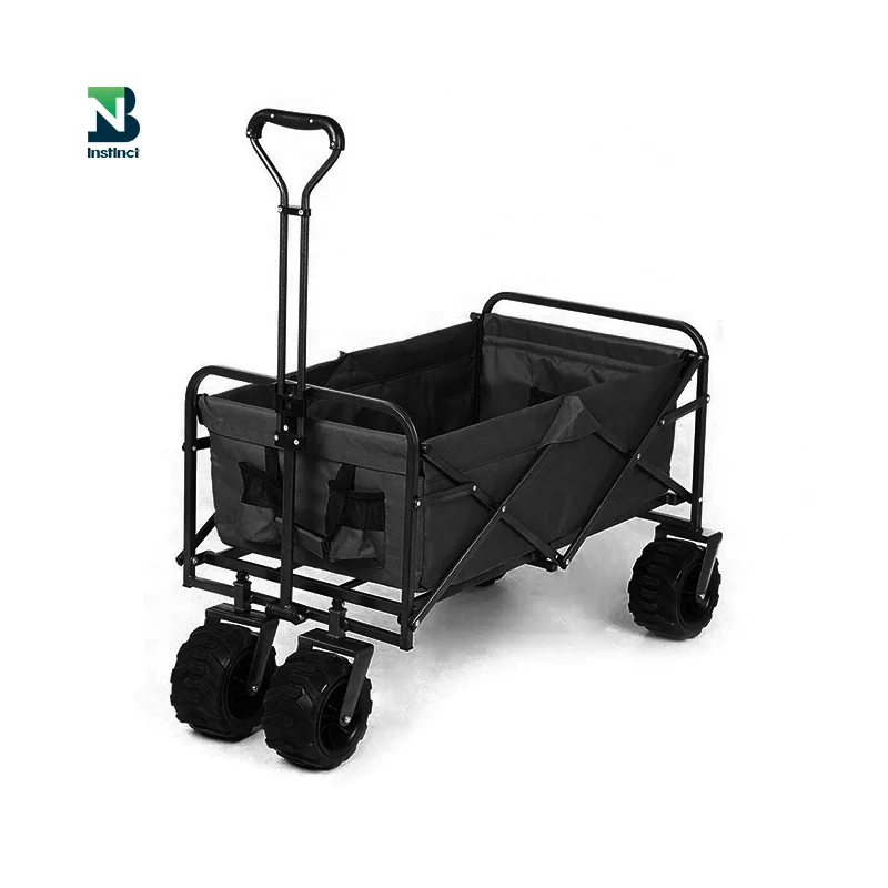INSTINCT Cheap Outdoor Garden Camping Foldable Wagon Cart Folding Beach Trolley Cart