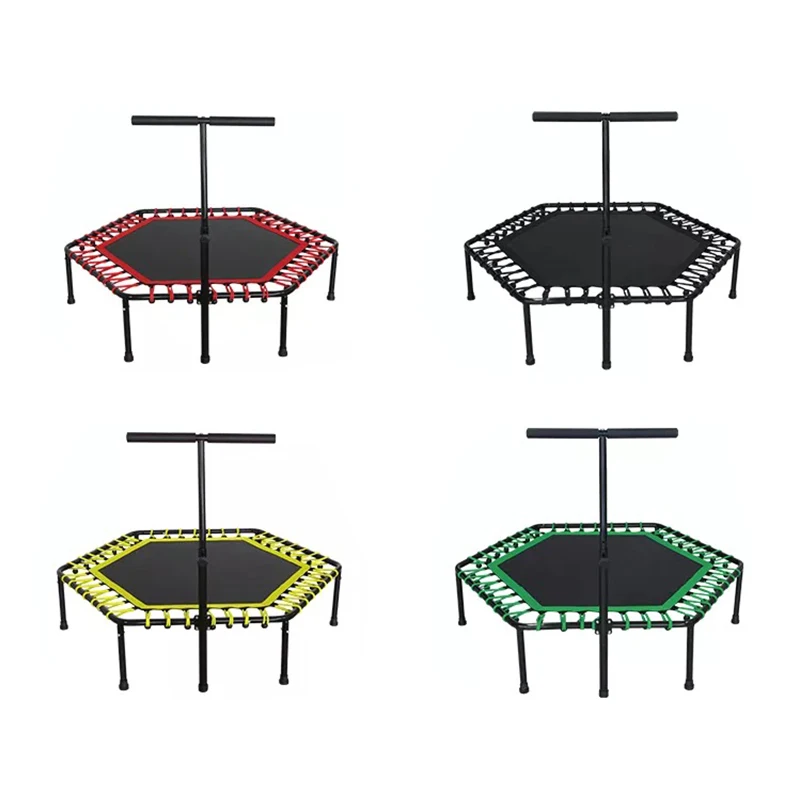 High quality commercial trampoline on sale park solid color trampoline with detachable parts