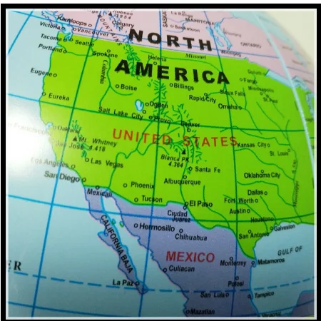 1pcs 40CM Inflatable World Globe Map ball Squishy Toys Early Education Geography Toys Map Balloon Beach Ball Toy For Children