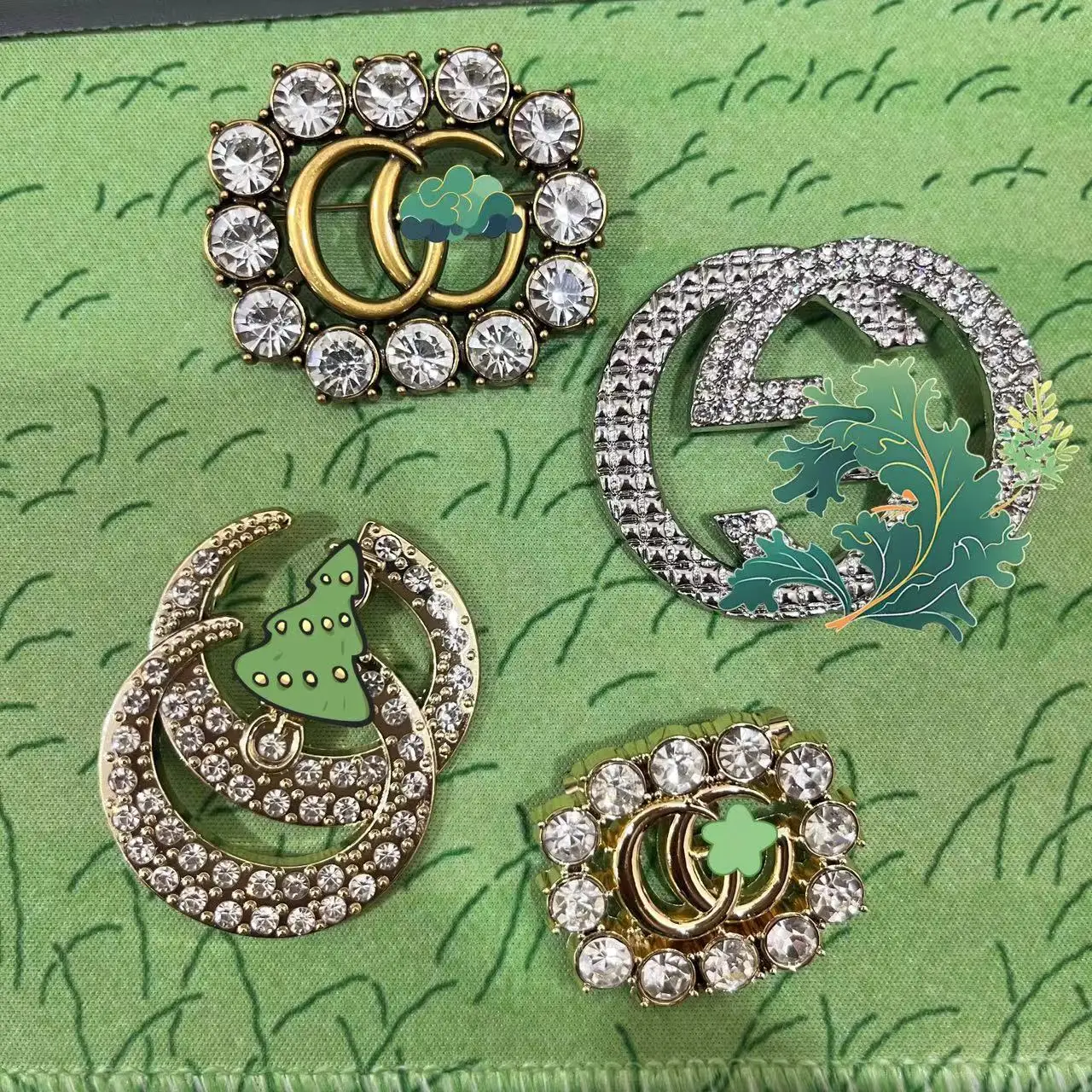 Fashion Luxury Brand Name Inspired DesignerJewel ry Cc Broaches Pin Brooch Broches For Women Girls