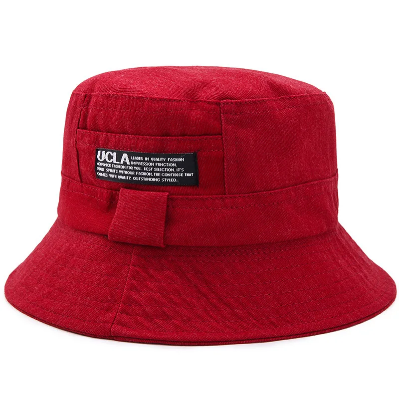 BSBH Fisherman Bucket Hat Custom Logo Woven Label Women Bucket Hat Double-Sided Fisherman Gorras Wholesale Bucket Hats Women