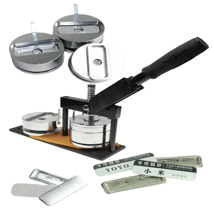 rectangle professional  button molds for badge making machines with CE certificate