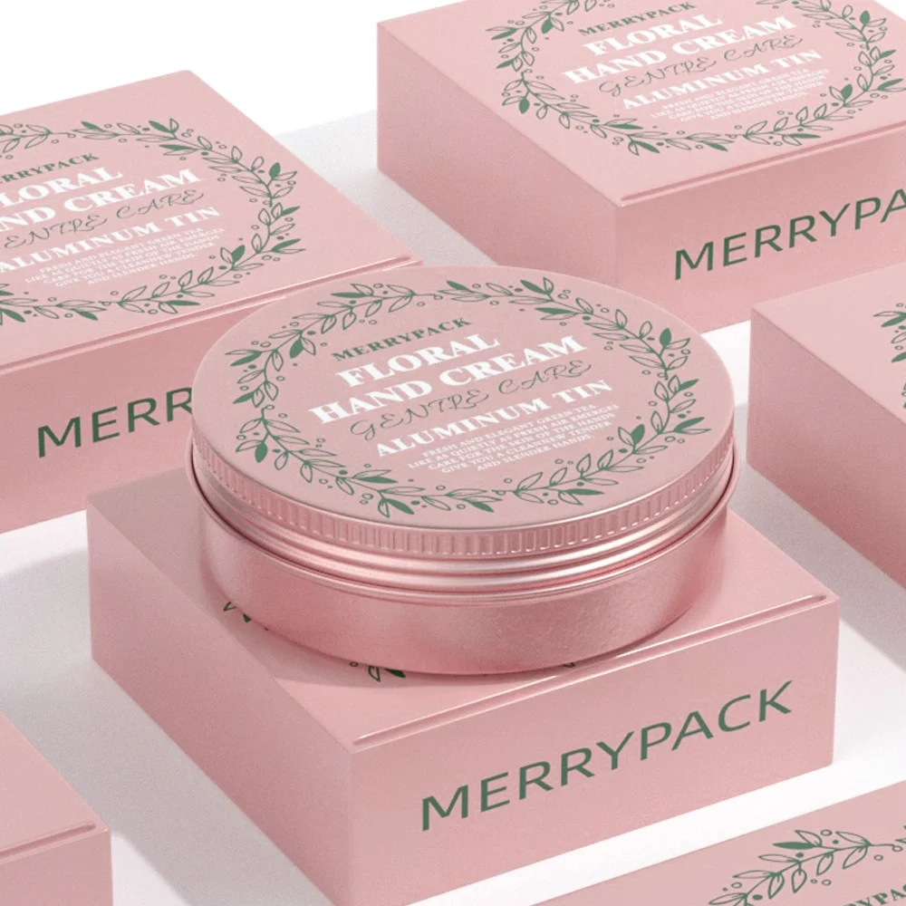 3.3oz wholesale matte pink hair pomade container hair wax tins hand cream Screw hair pomade jar