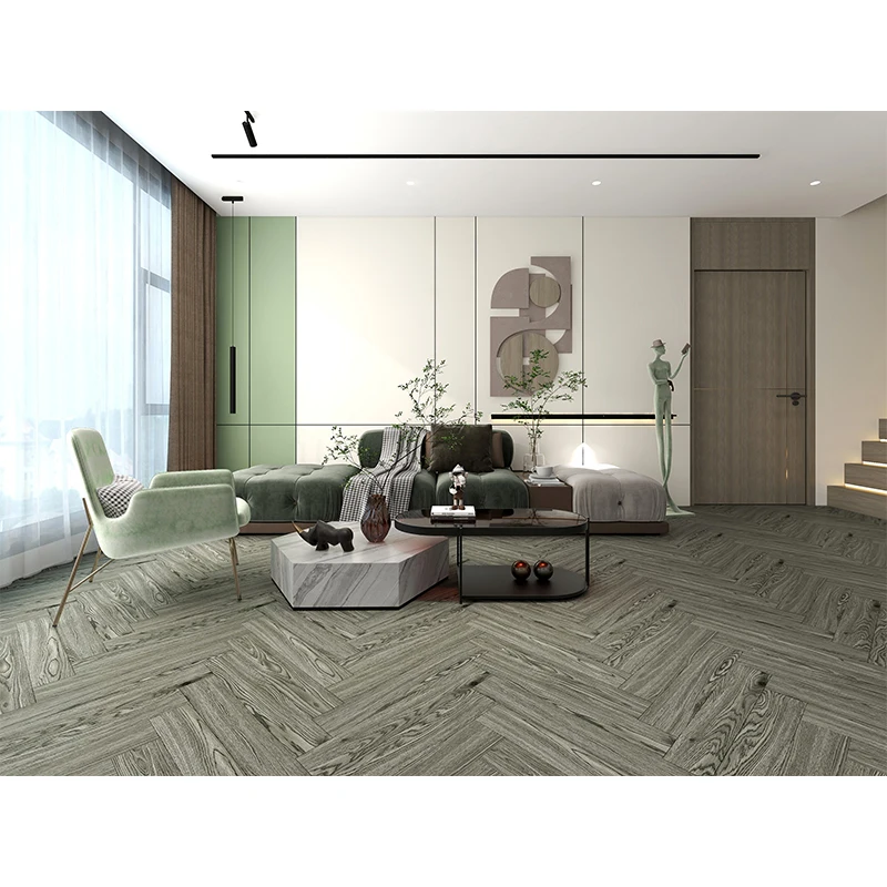 Easy click waterproof and fireproof luxury vinyl flooring click anti-scratched plastic floor vinyl spc flooring 4mm