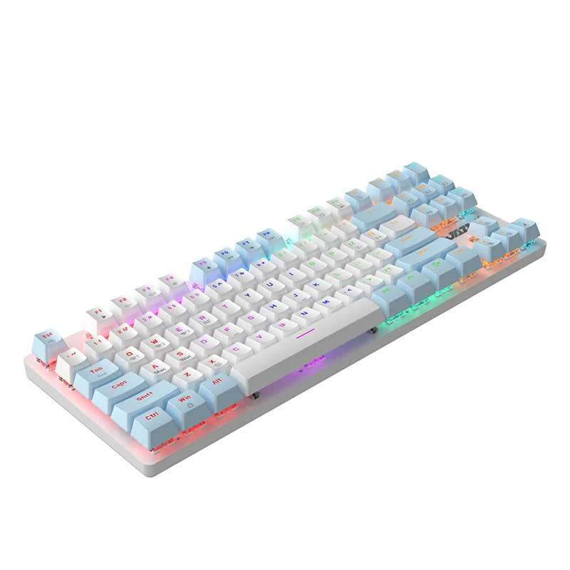 Клавиатура Ajazz AK40Pro Механическая Беспроводная с радужной подсветкой, три режима, 87 клавиш, снижение уровня шума, EVA, три режима