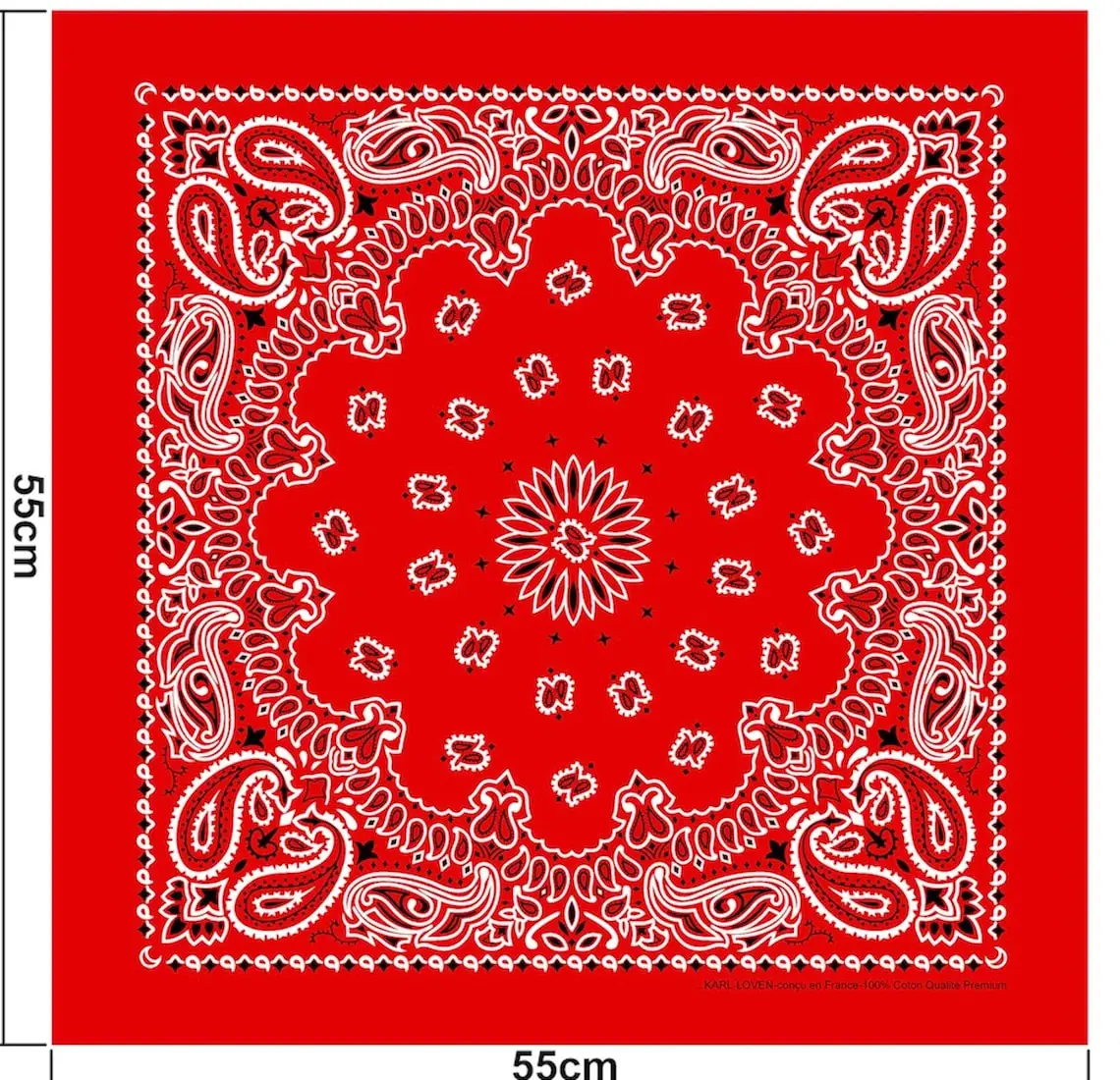 Hengli Factory Head wear Hair Bands Scarf Neck Wrist Wrap Band Head Tie Sale Stylish Face Cover Outdoor Square Paisley Bandana