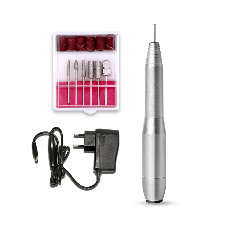 7-Pack Nail Drill Bit Set Tungsten Carbide Acrylic Nail File Manicure and Pedicure Drill Bits with Nail Drill Set
