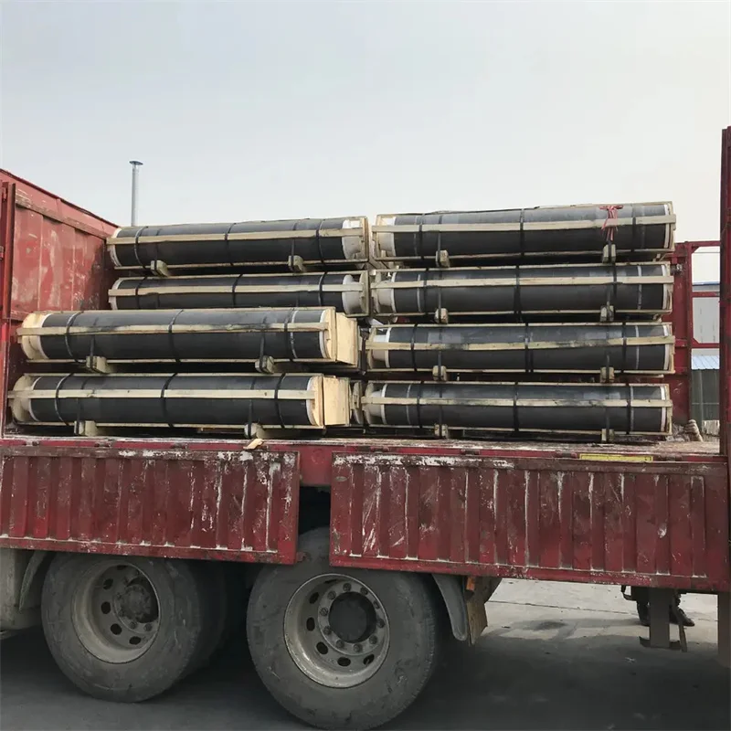 Graphite electrodes with nipples by China manufacturer can be customized