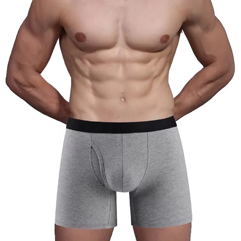 OEM Design Your Own Brand Logo Men Underwear Cotton Sport Man Boxer Briefs