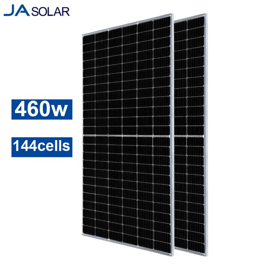 JA High Quality 445W 450W 460W 470W 182MM Solar Panel High Efficiency 144 Cells Home Use Solar Panel