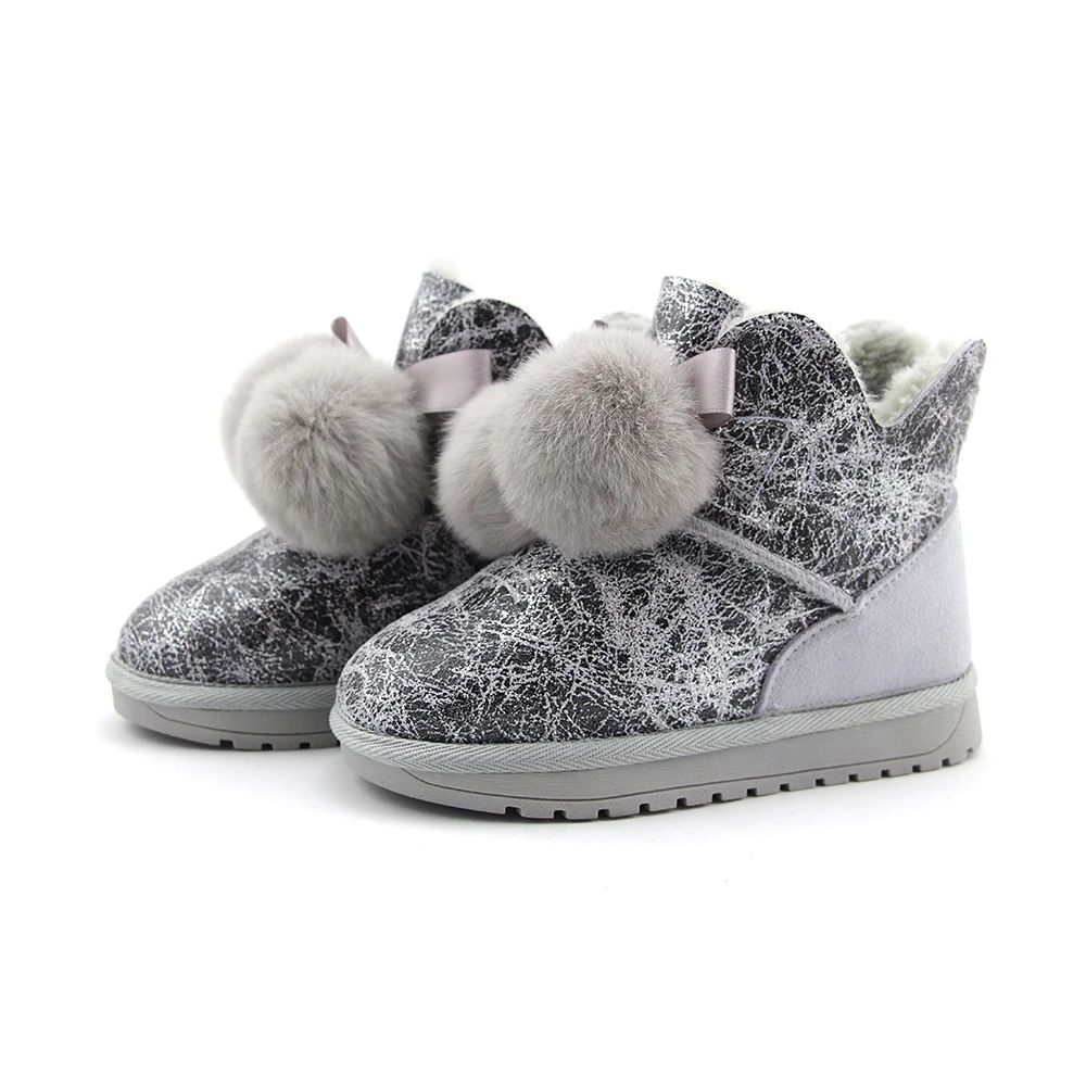 bling bling snow boots pink ankle snow boots