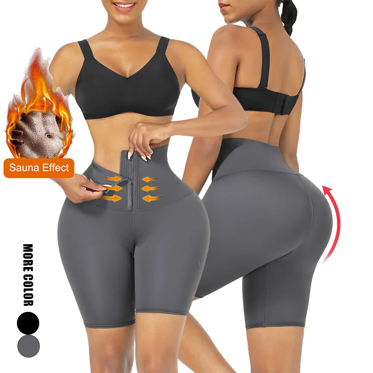 Good Quality Waist And Thigh Trainer Neoprene Weight Loss Butt Lifter Leggings Sauna Waist Trainer Private Label