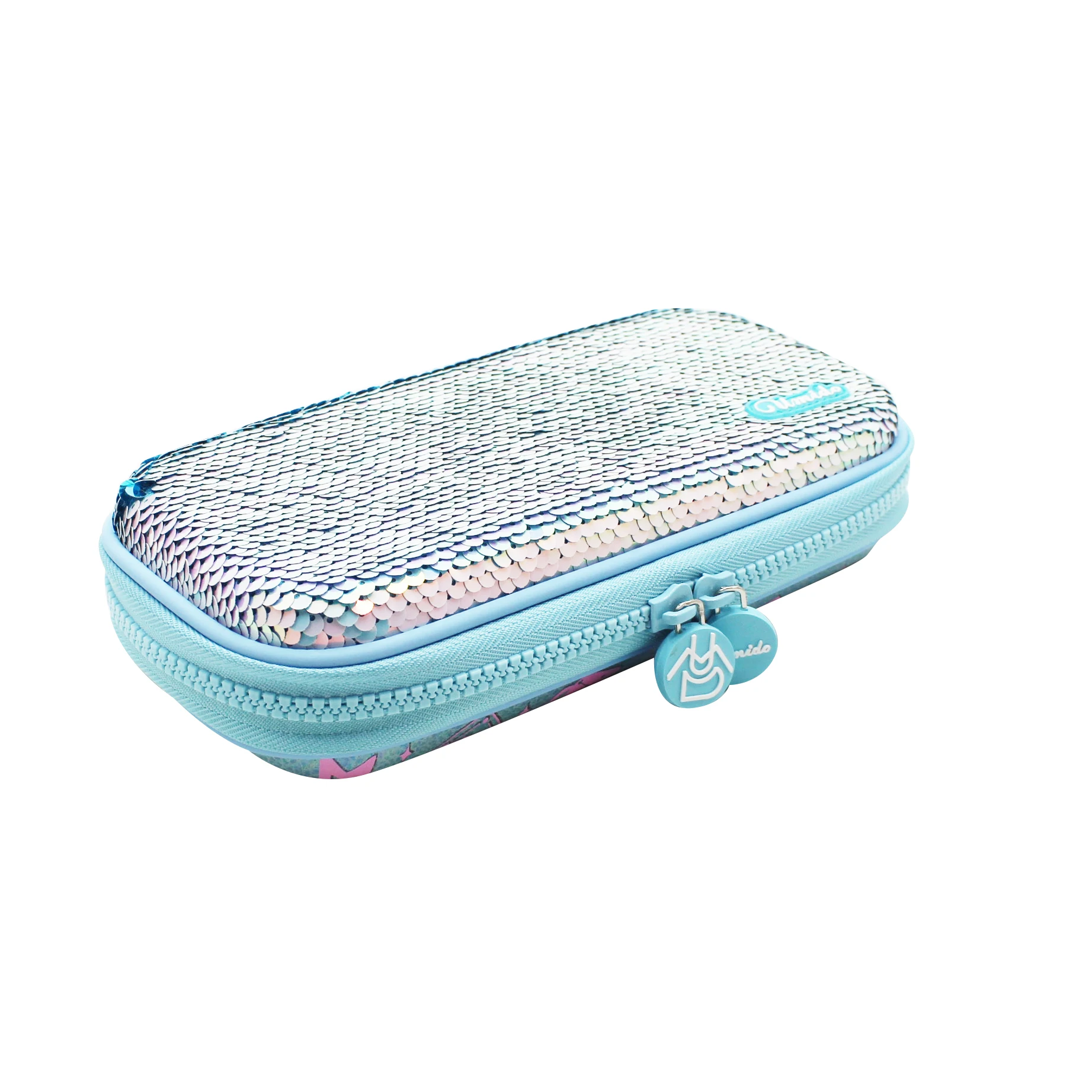 High-Capacity Durable Sequin Stationary Box Smiggle Manufacturer Custom Brand Pencil Box Pencil Case For Girls