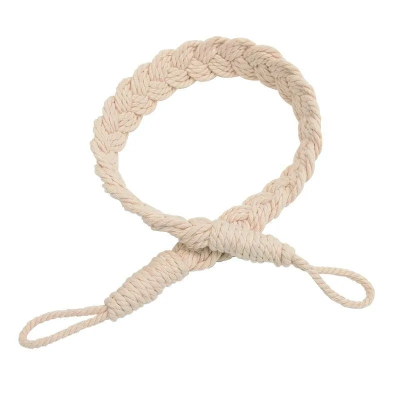 Hot sale curtain strap tie rope Twist braid hand braided curtain accessories tie rope modern simple curtain tie