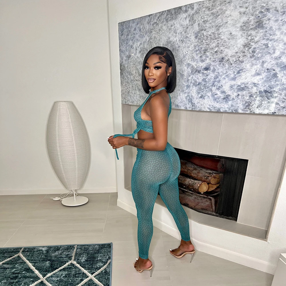 Hot Sale Sexy Seethrough Transparent Mesh Jumpsuits Playsuits Women Bodysuits