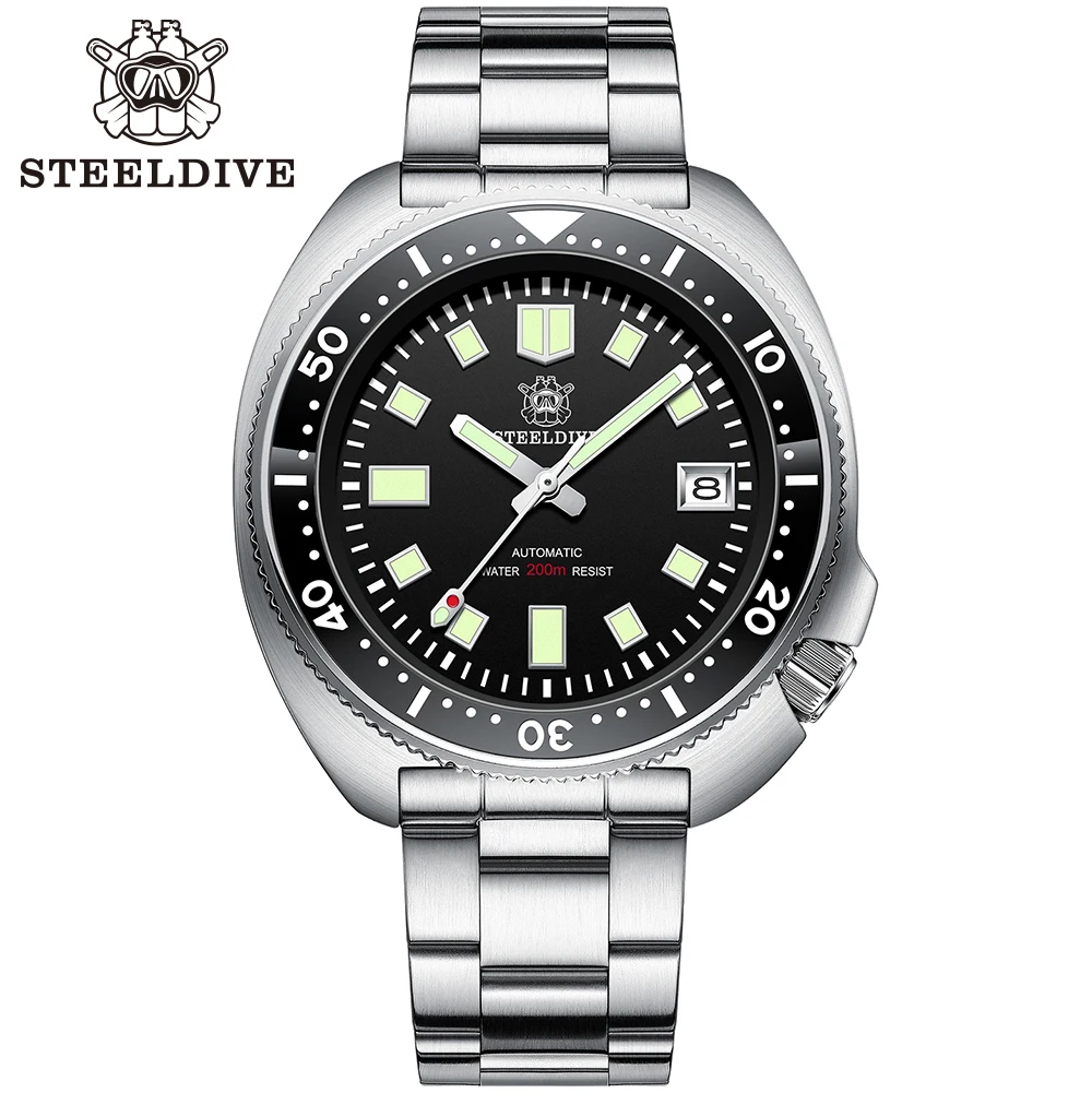  Готов к отправке бренд STEELDIVE SD1970 доступные высококачественные японские часы для дайвинга 6105