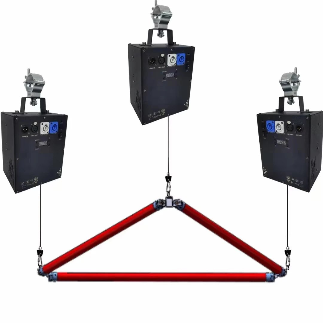 Professional performance lighting equipment Kinetic LED lifting Triangle led tube suitable Party DJ Disco wedding
