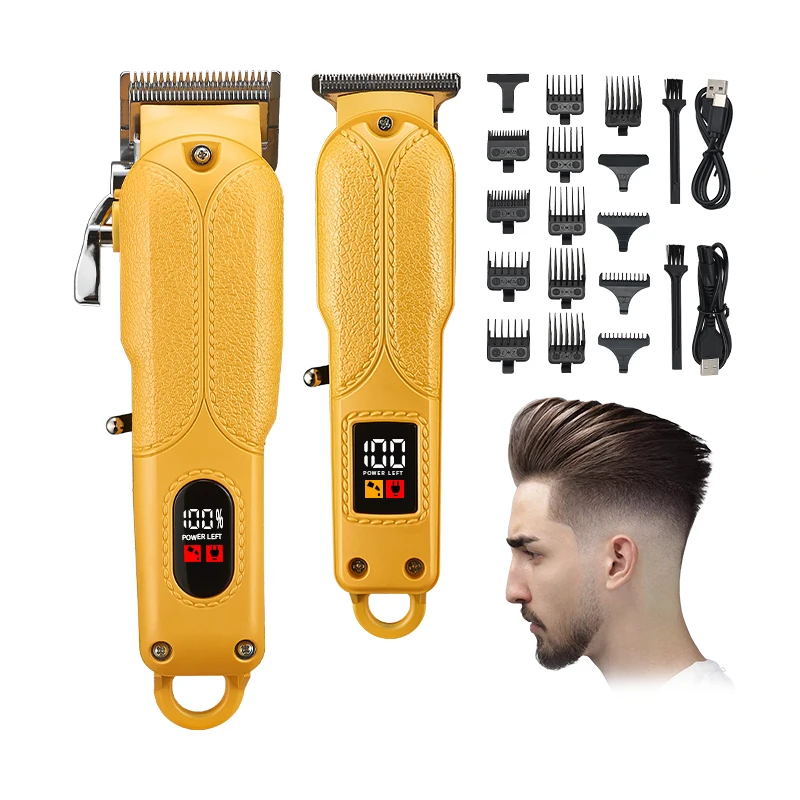 High Speed Clipper Brushless Motor Barber Shaver Use Professional Electric Hair Clipper Trimmer For Men