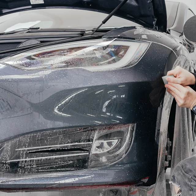 1.52*15m transparent TPH PPF stretchable self healing Anti-yellowing 15m TPH PPF Clear Clear TPU Car Paint Protection Film