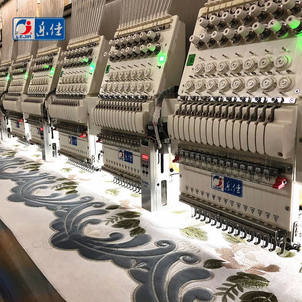 28 heads High speed sequin beads mixed embroidery machine with triple servo motor