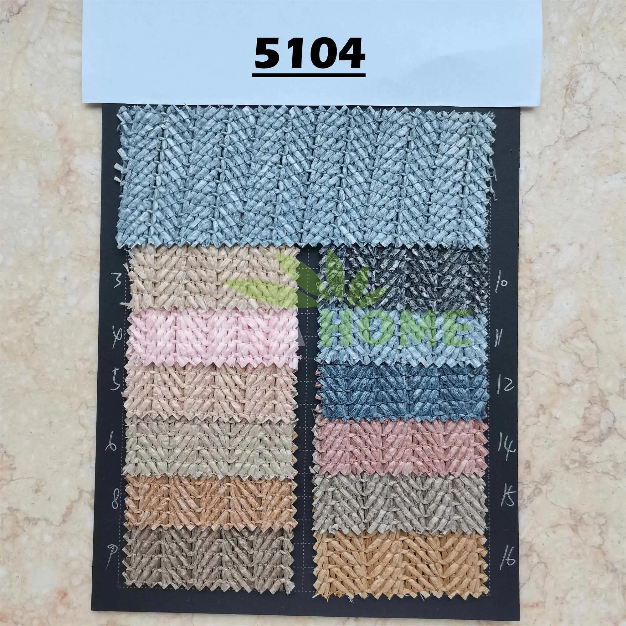 PP Straw Fabric Raffia Yarn Textile Woven PP Raffia Straw Textile for Handbags, Shoes, Hats