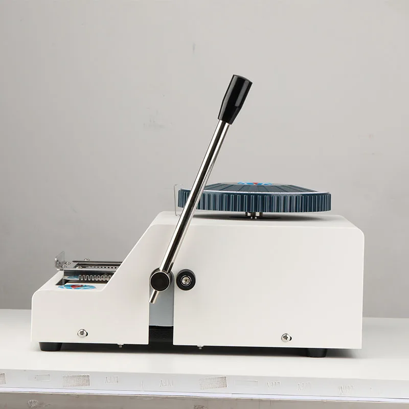 Dog Tag Embosser Machine Stainless Steel Card Embossing Machine 52 Characters Code Dog Tag Manual Marking Machine