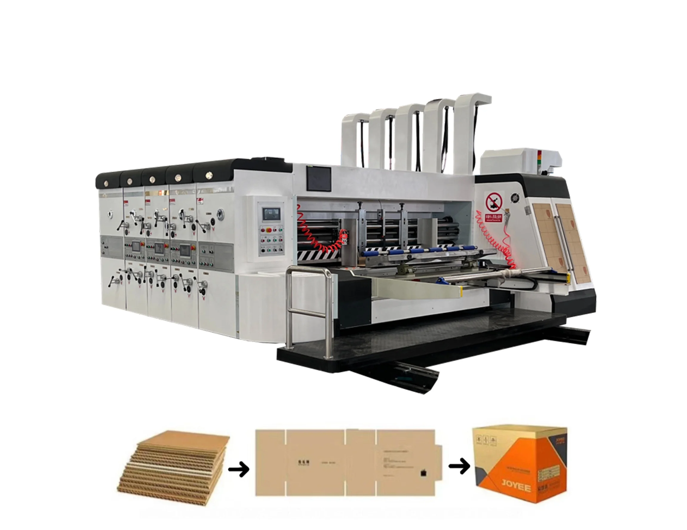 Automatic corrugated Carton Box Printing Rotary Die Cutting slotting Machine