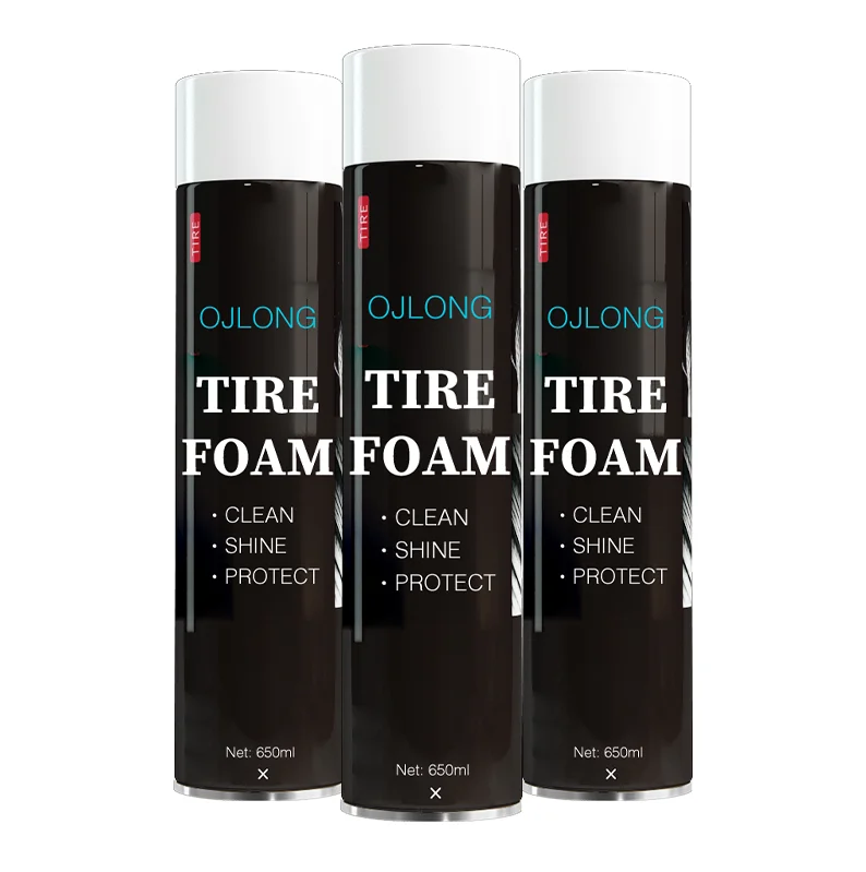 Auto Tire Foam Cleaner Tyre Shiny Polishing All Purpose Foam Cleaner for Car
