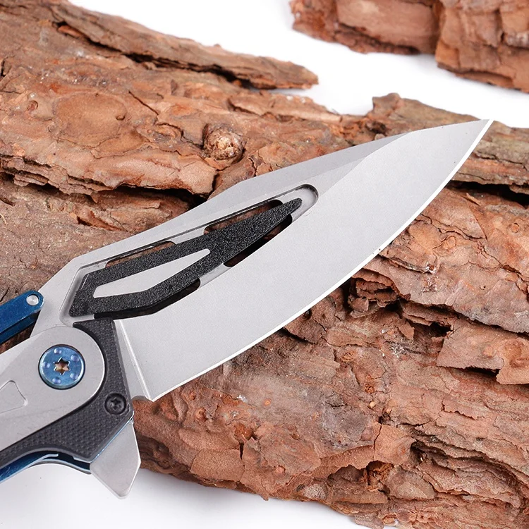 Карманный складной нож из нержавеющей стали 440, нож Yangjiang с ручкой G10