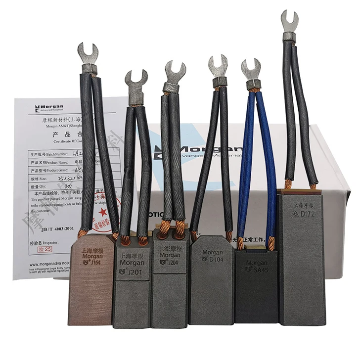J164 J201 J204 Carbon Brush for Water Turbine Generators Brushes 25x32x60mm