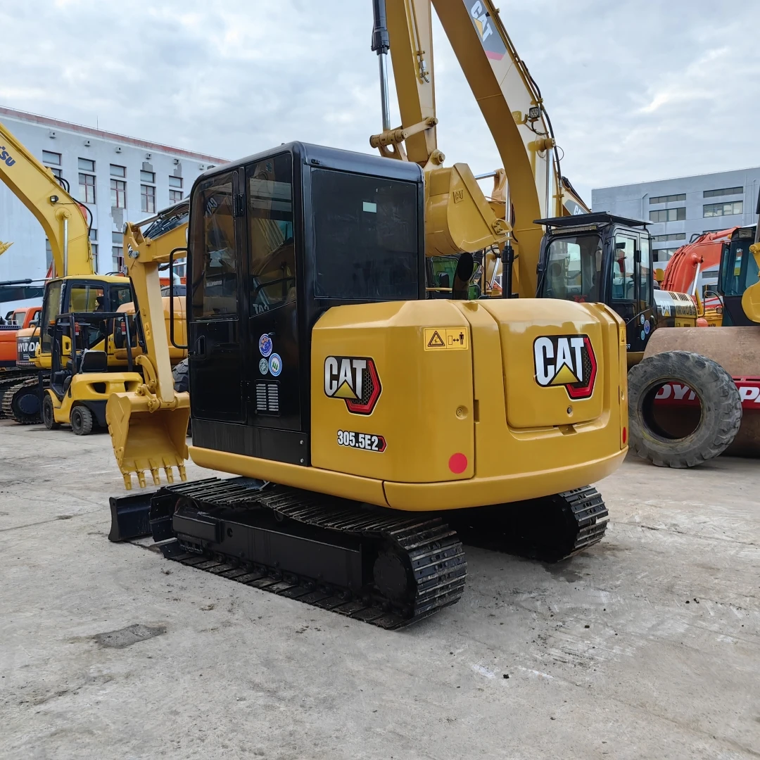 Used Cat 305.5e Mini Excavator Second Hand Caterpillar 305.5 Excavators 306 307 in Shanghai