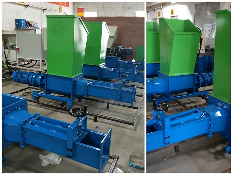 Low-energy Consumption EPE EPS Plastic Foam Cold Press Crushing Recycling Compactor Machine