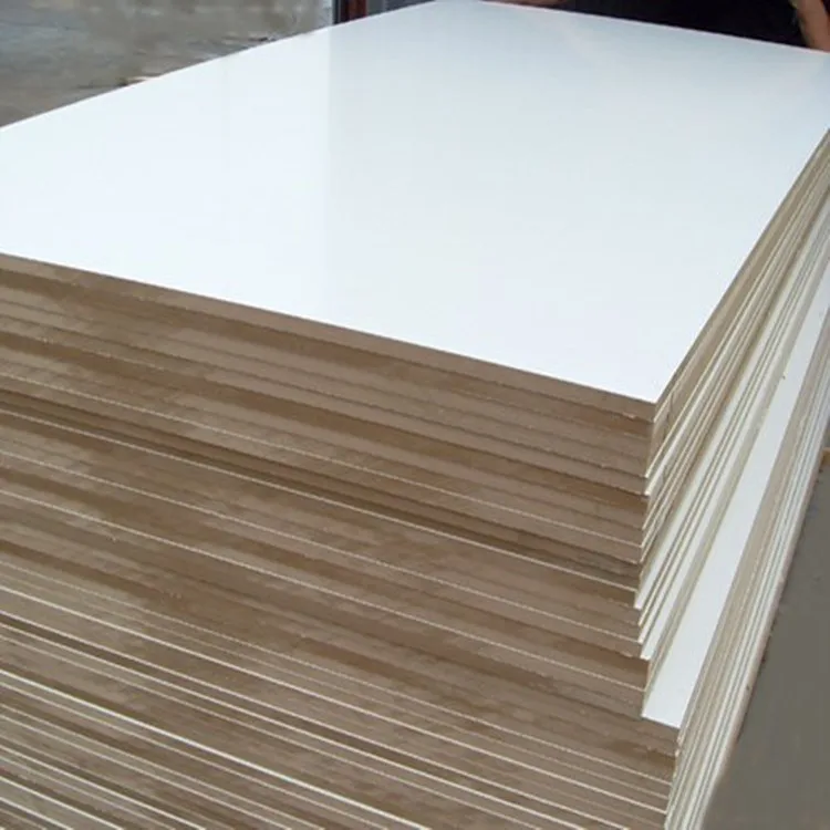 White Pvc MDF wave pattern wall panels  6*8 White board mdf
