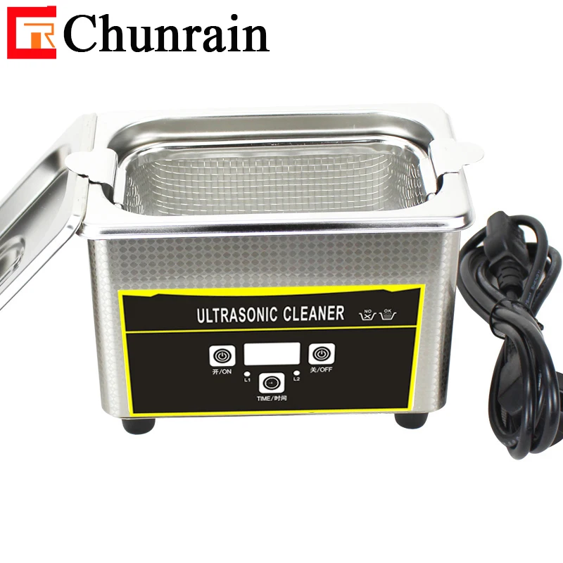 Digital Ultrasonic cleaner For Jewelry Watches Rings Eyeglass Frames CR-008 0.8L 35W 42KHZ