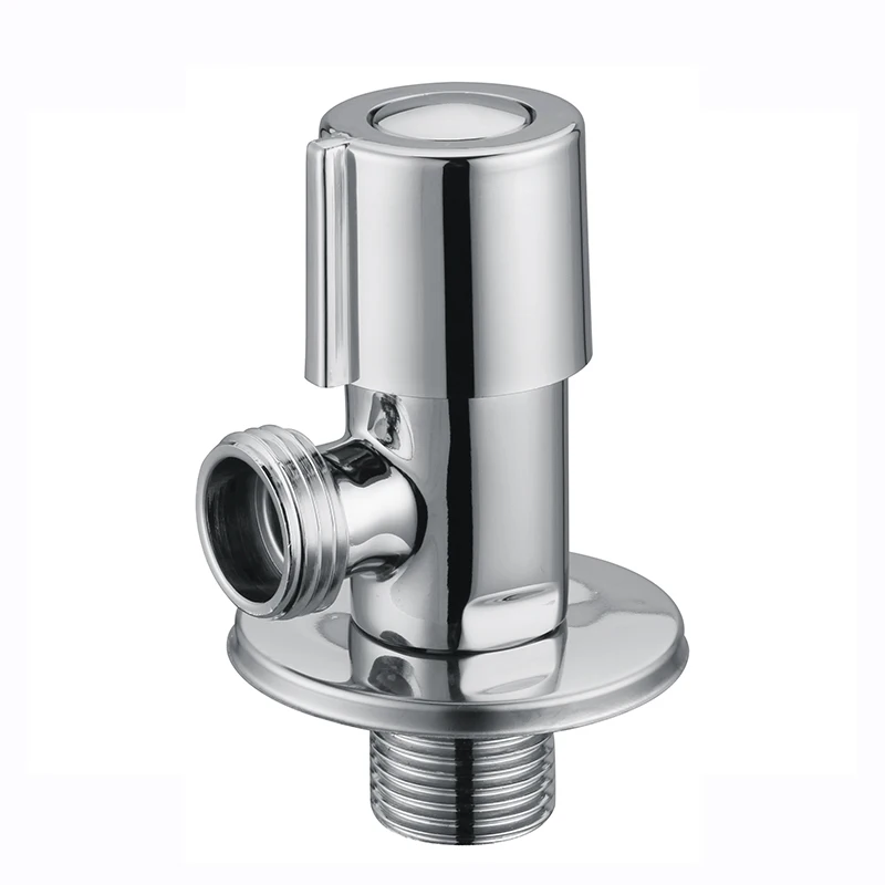 Kaiping bathroom toilet chrome plated brass angle valve