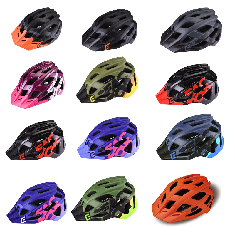  Хит продаж шлем для взрослых EASETOUR MTB Enduro горных и шоссейных велосипедов с козырьком