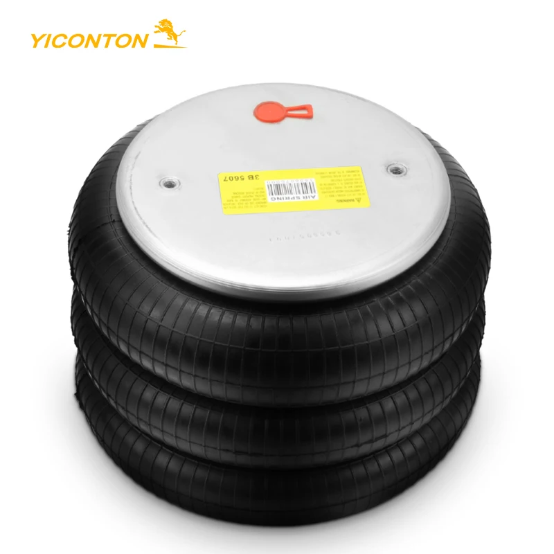Trailer Air Spring Triple Convoluted Rubber air spring Firestone W01-358-8010 Contitech FT330-29432 3B12-301