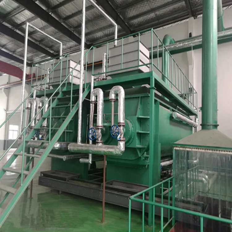 Horizontal steam hot oil solid waste sewage sludge dryer with low energy low temp from SenVen
