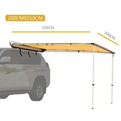 Палатка для кемпинга автомобиля 2x1 5 2x2 м 2 5x2 Toldo 4WD палатка на крышу тент 420D от солнца