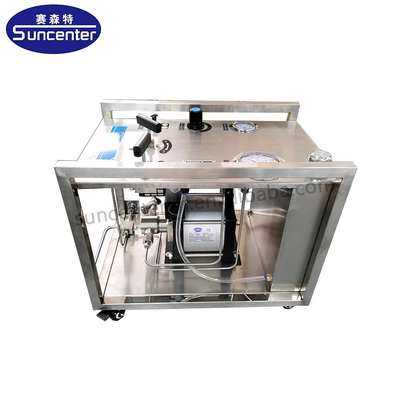 Stainless Steel Air Driven Hydraulic Liquid CO2 Booster Pump System with Pressure Switch