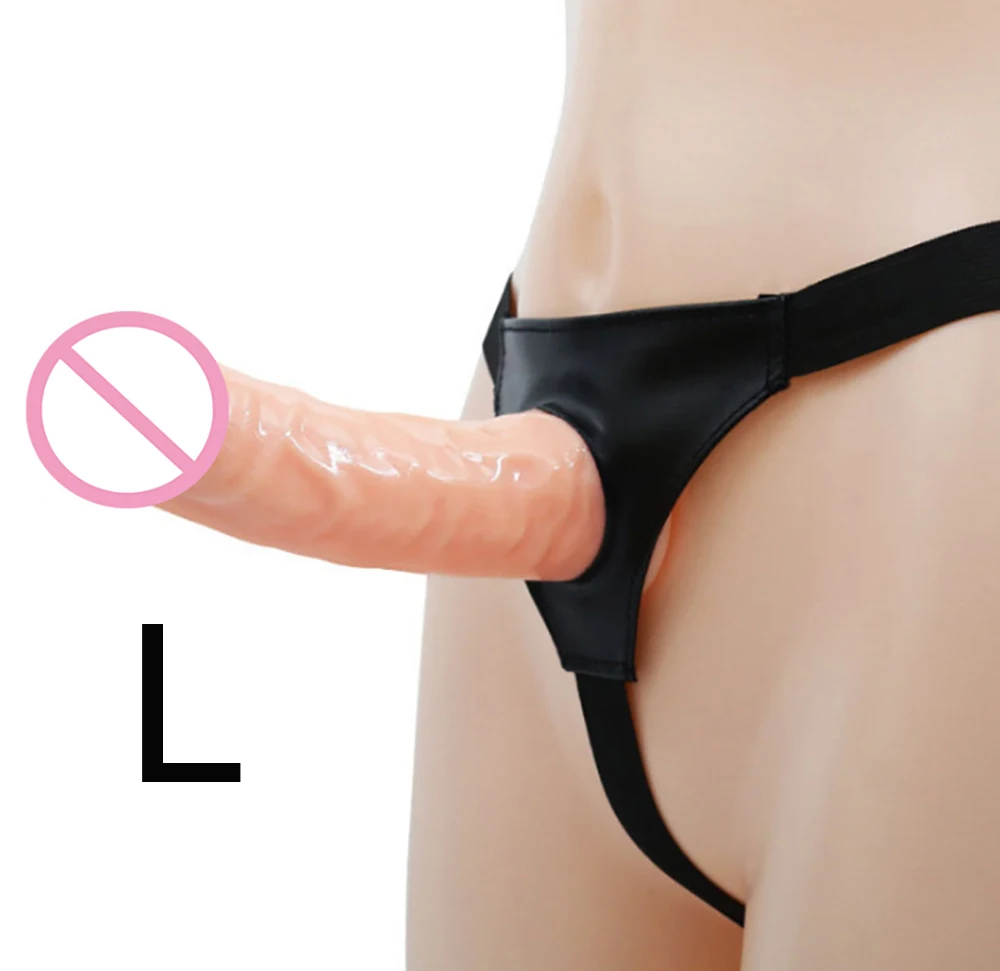 Harness Strap On Silicone Dildo G Spot Stimulator Detachable Dildos Hollow Strap On Dildo For Men Artificial Penis